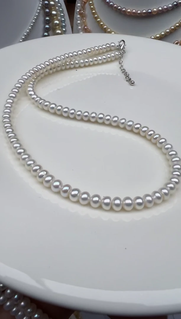 淡水珍珠未镶嵌颈饰1