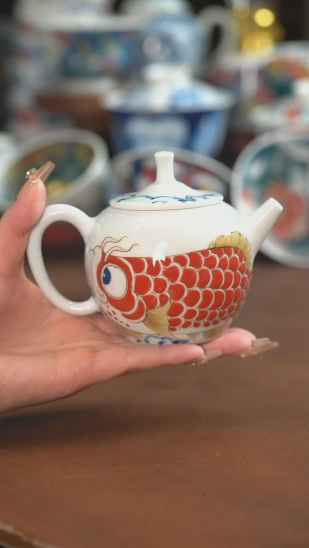 【闪购商品】顺风顺水壶景德镇昨明陶瓷