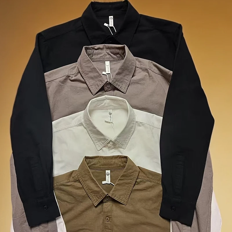 秋季休闲衬衫气质时尚休闲百搭宽松潮流设计师e15054