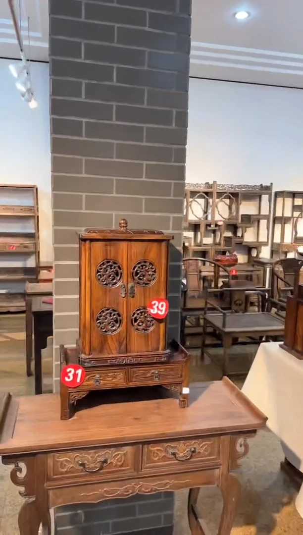 【闪购商品】木花梨木  佛龛 带底座 两件