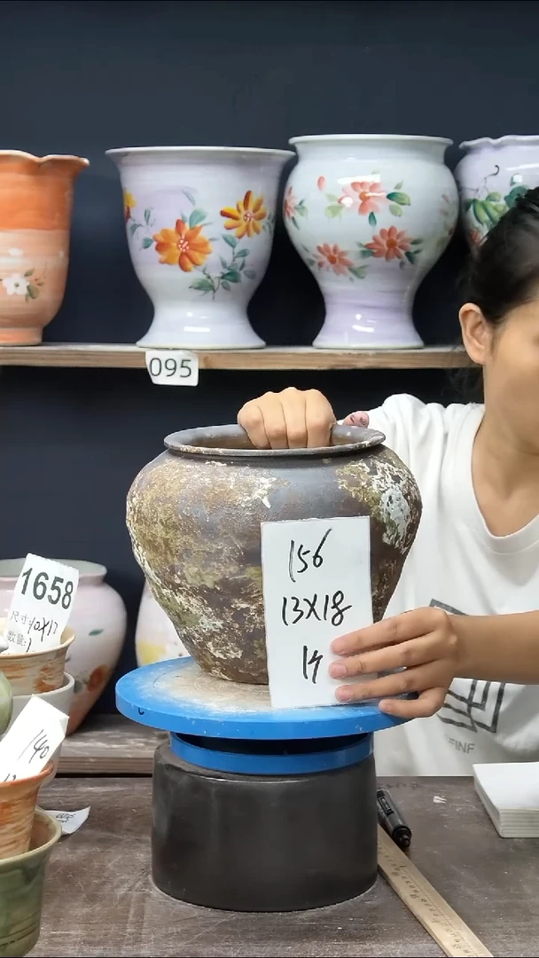 景德镇花盆默认微瑕156