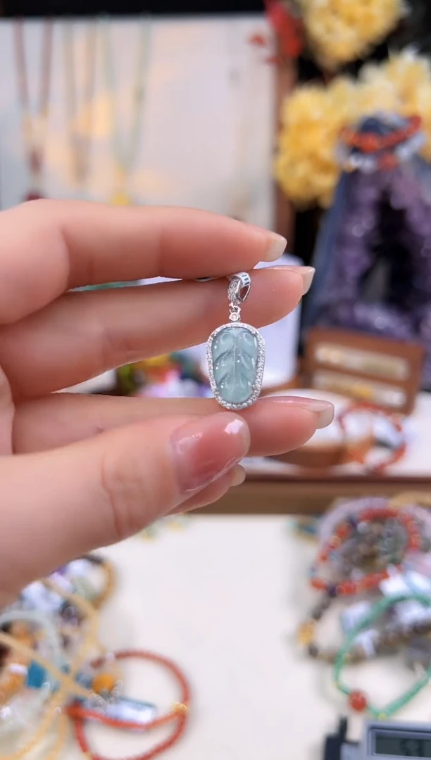 【闪购商品】翡翠手饰银S925镶嵌@@I021H015584