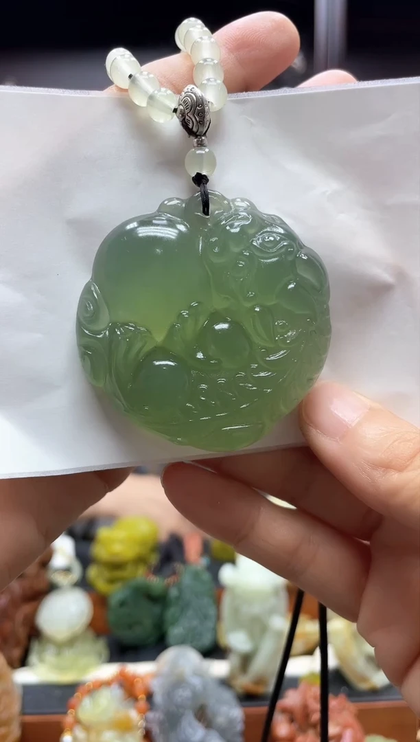 未镶嵌岫玉颈饰多样性发货*拍一发一