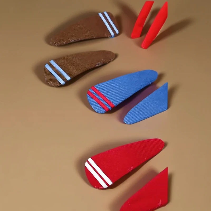 韩系刘海夹 学院风 清纯靓丽 韩版网红可爱针织时尚百搭简约彩色