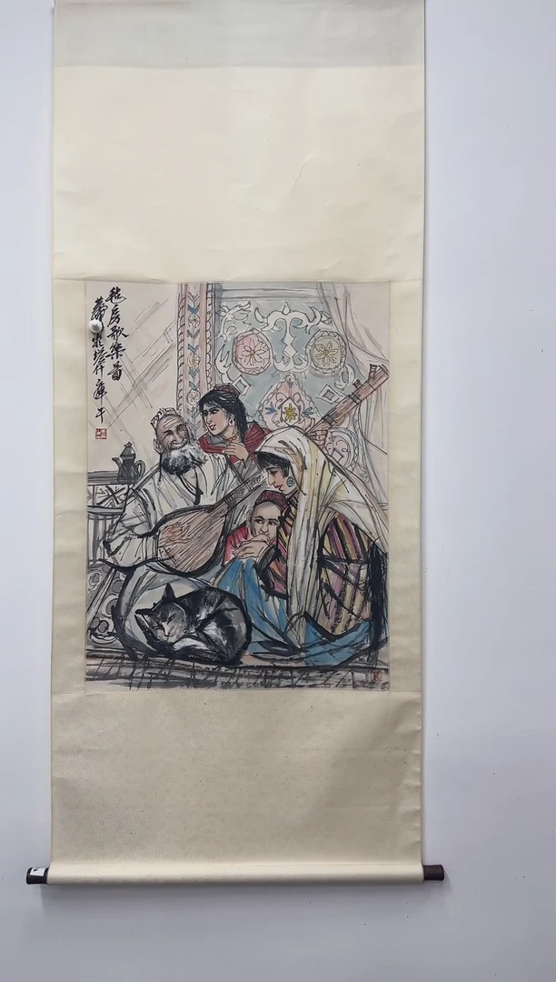 6-16-黄老师6平尺书画作品装饰