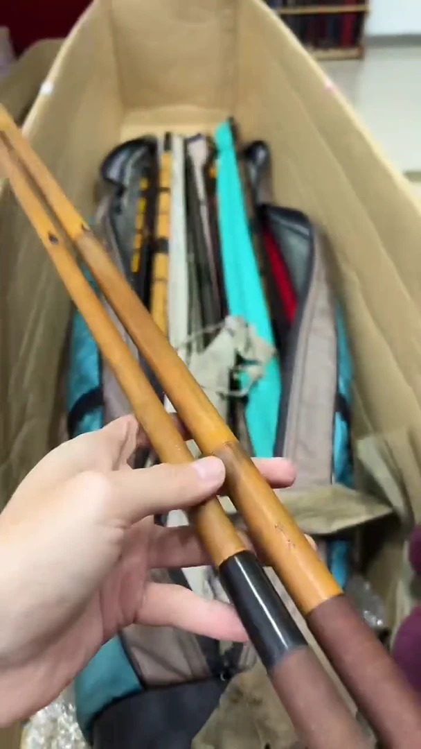 中**装鱼竿 孤品 微瑕疵 以直播间讲解为主 不包邮