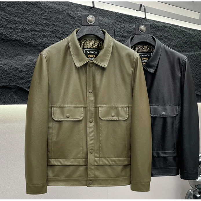 ZOTLI PAOLO/佐丹利·保罗【新款】男士潮流帅气皮衣石墨烯内胆-331