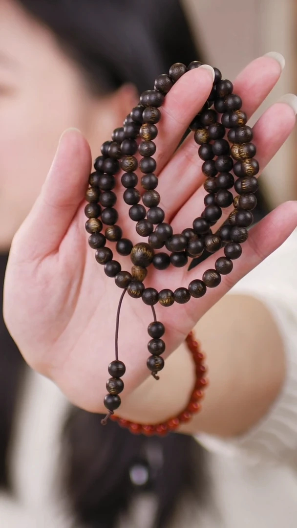 【闪购商品】（108颗大叻黑奇楠0.7）