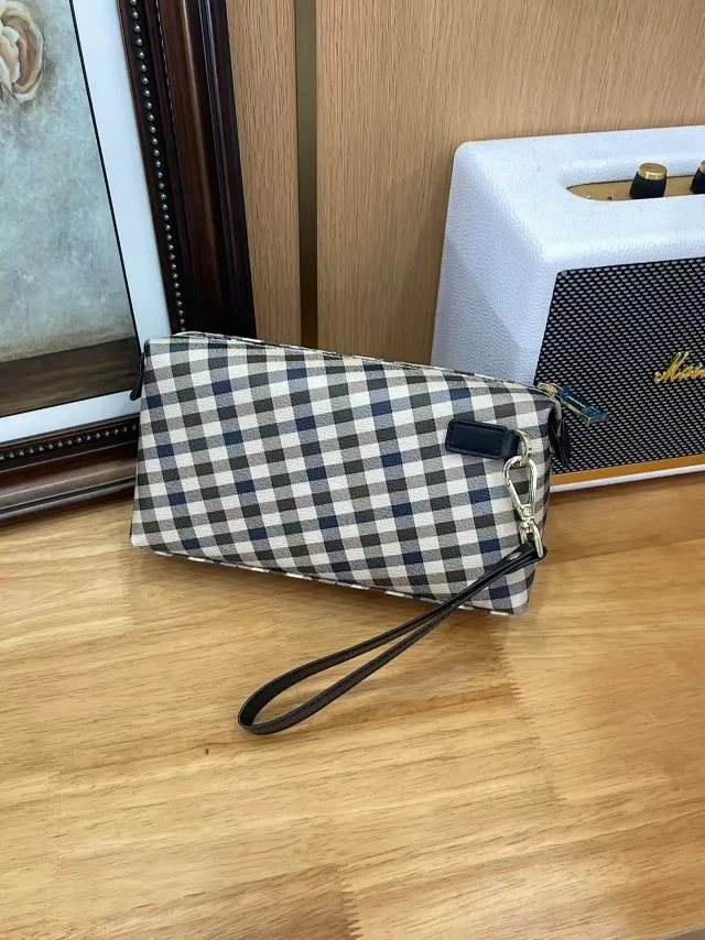 凯特丝蓓900#菱格女士撞色拉链手提包