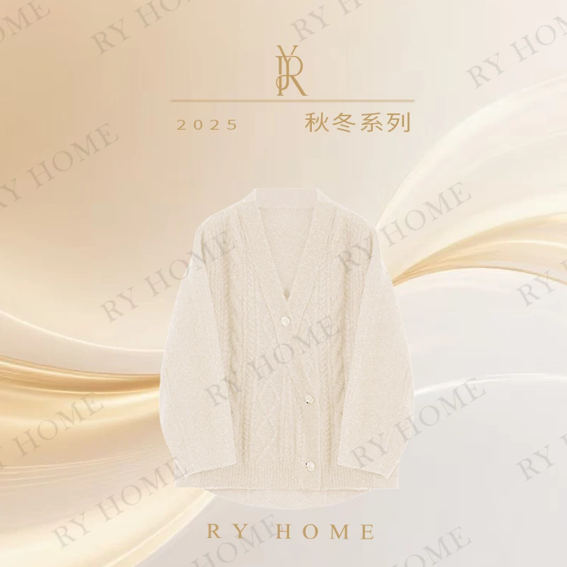 【容雨RYHOME】绵羊毛+羊驼毛文艺复古拼接大衣外套253W2387