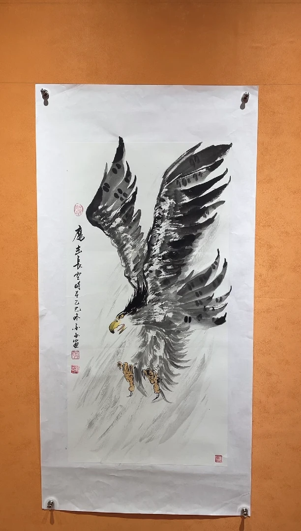 国画刘金玉教授亲笔手绘