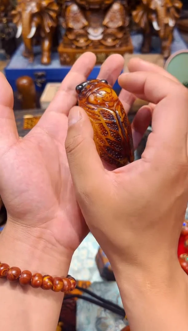 未镶嵌蜜蜡裸石C老七专属高端精品18