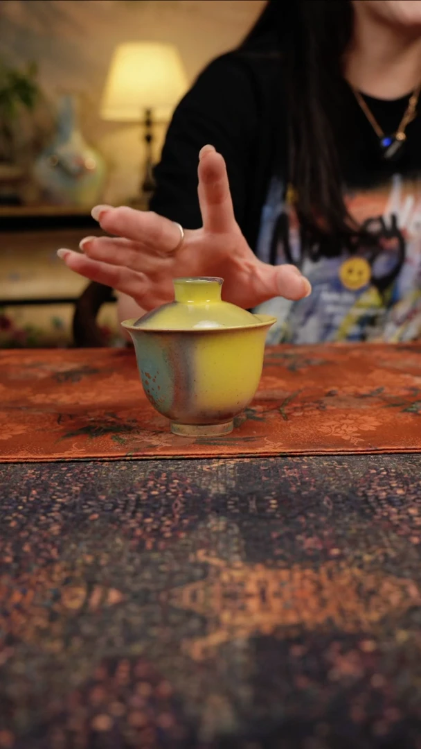 杯景德镇陶瓷杯碗柴烧多人