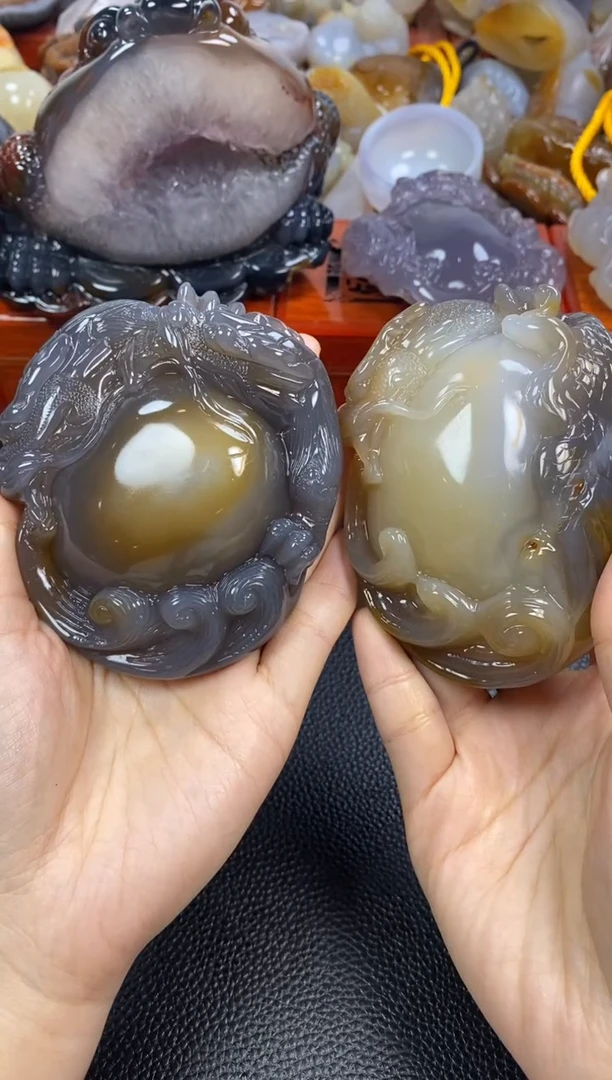 未镶嵌手把玛瑙/玉髓生****?1