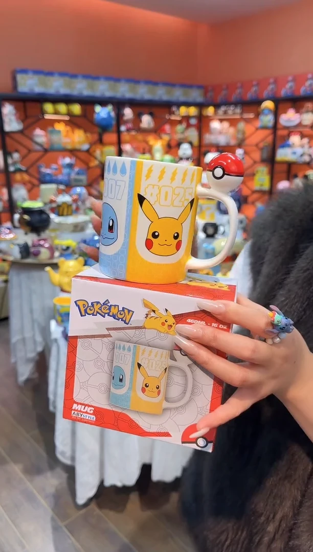 瓷片@@神奇宝贝第一世代陶瓷水杯（礼盒）