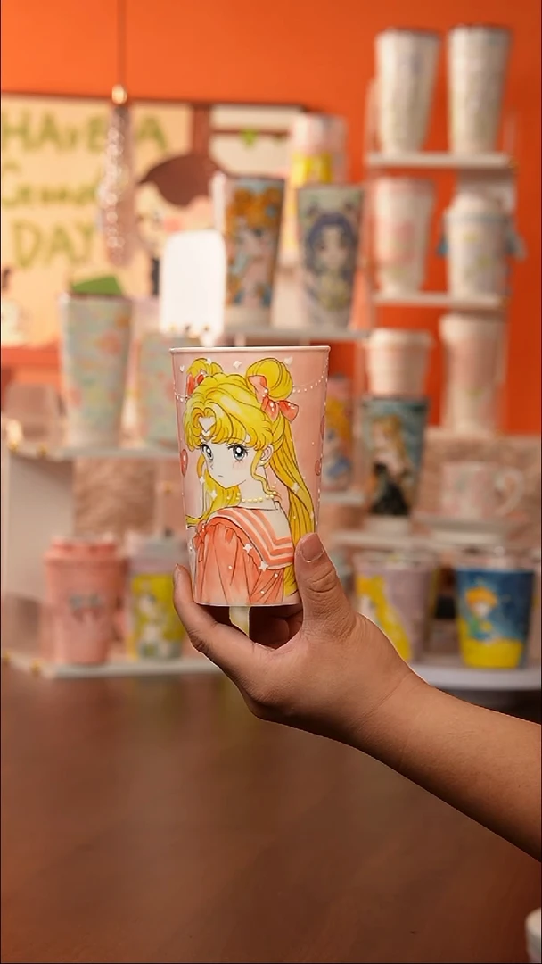 景德镇手工手绘文创陶瓷杯