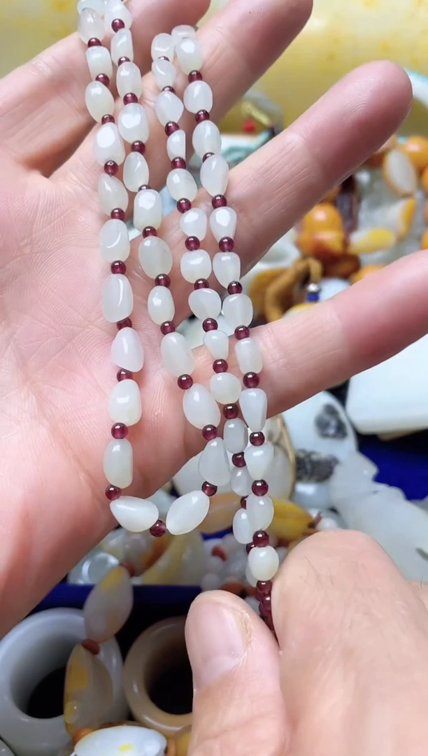 和田玉未镶嵌项链项链