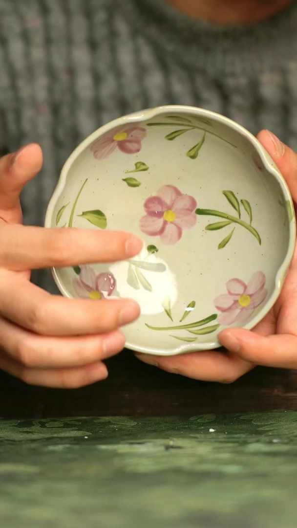 陶瓷青诗集手工手绘瓷器
