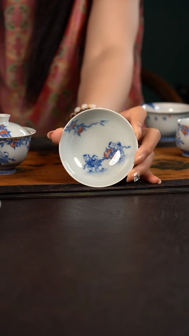 杯聚澜堂九桃五福大普洱杯