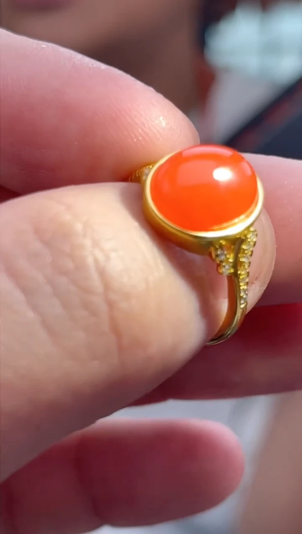 【闪购商品】南红玛瑙A39未镶嵌保山戒指-多样性发一件