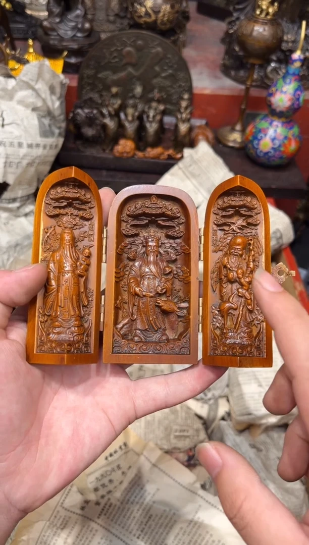 黄杨木W瑞瑞古铜高端精品65