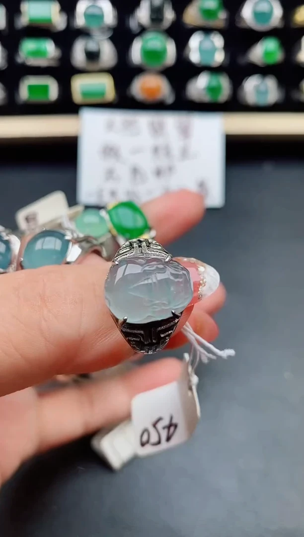 【闪购商品】翡翠戒指银S925镶嵌121212