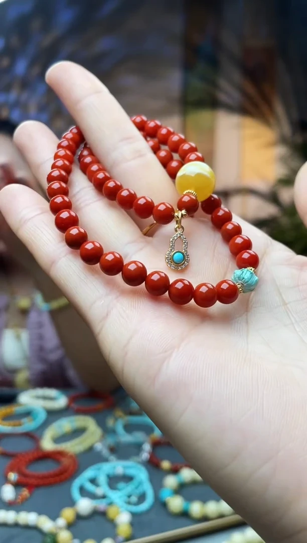 【闪购商品】南红玛瑙手链未镶嵌手链