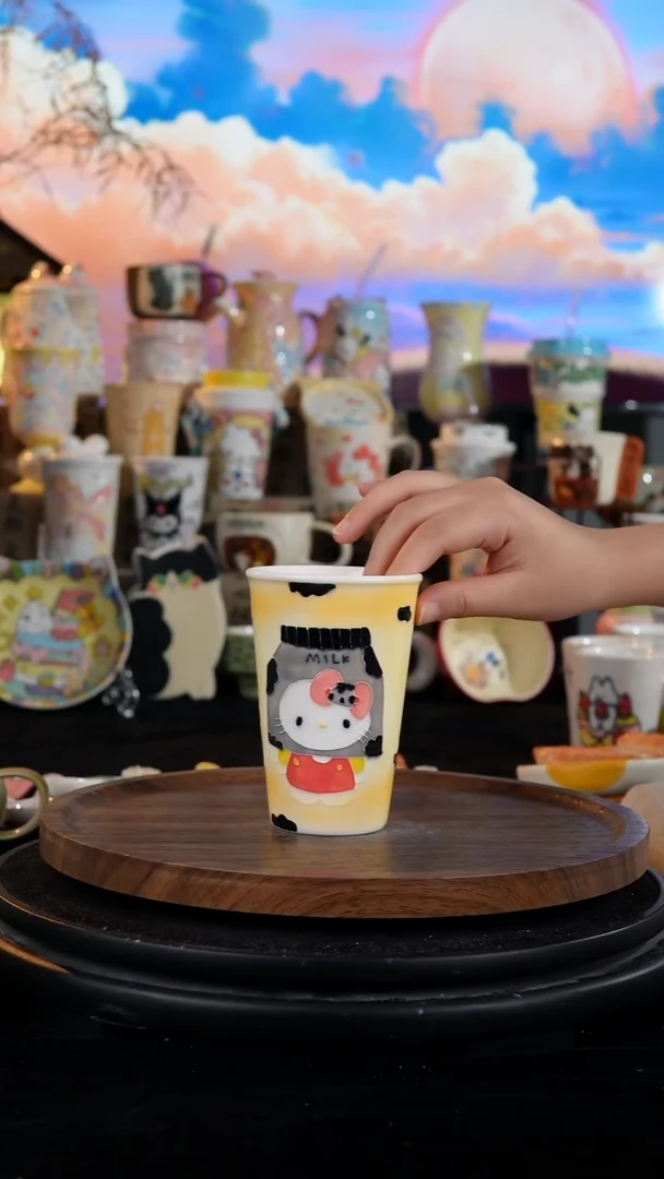 陶瓷便携款手工手绘景德镇陶瓷