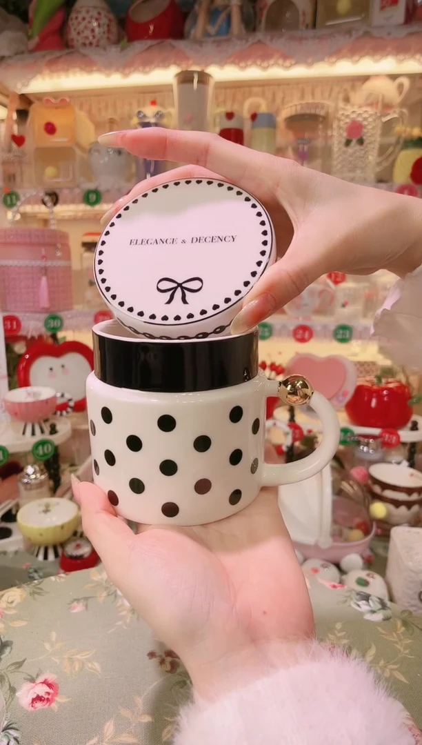 【闪购商品】摆件波点咖啡杯品质好，发货快，放心拍