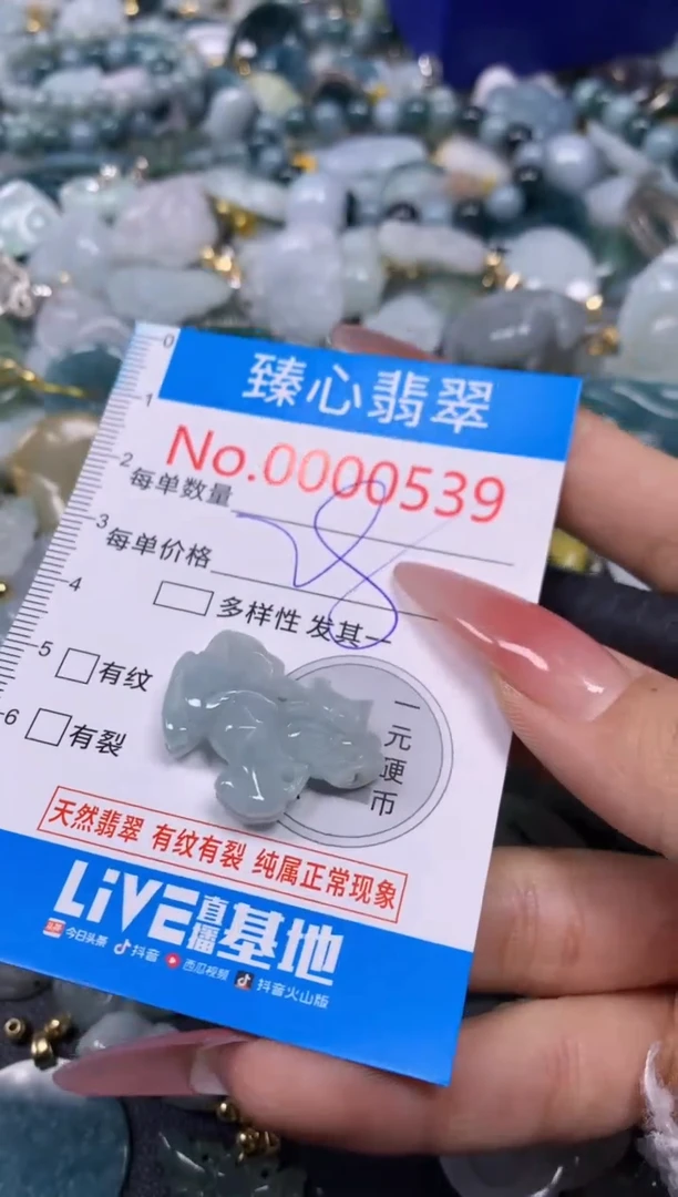 【闪购商品】翡翠颈饰未镶嵌含绳000539