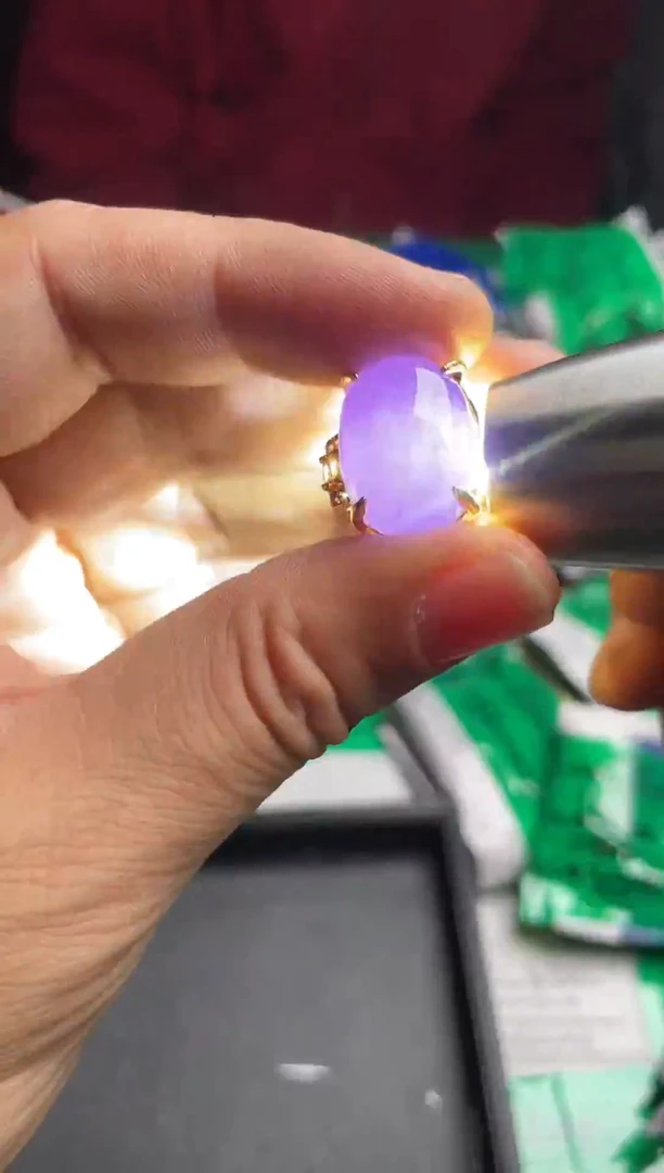 强子收货--所见即所得--多样性发货--DW1粉春蛋面戒指