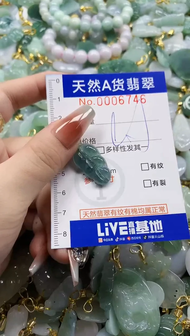 颈饰未镶嵌翡翠天然A货翡翠