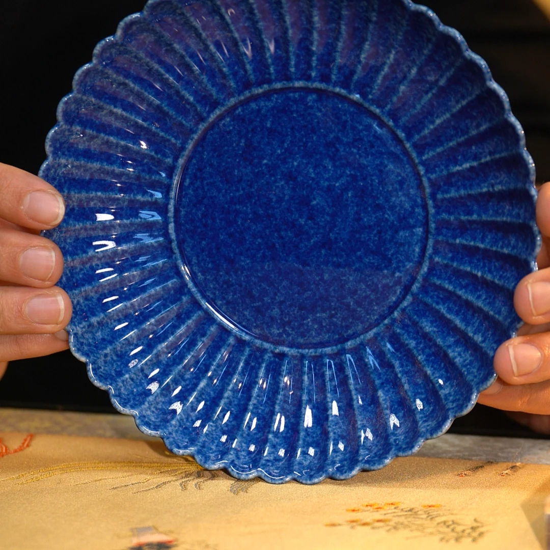 LXT逸古堂撒蓝壶承ygt0513