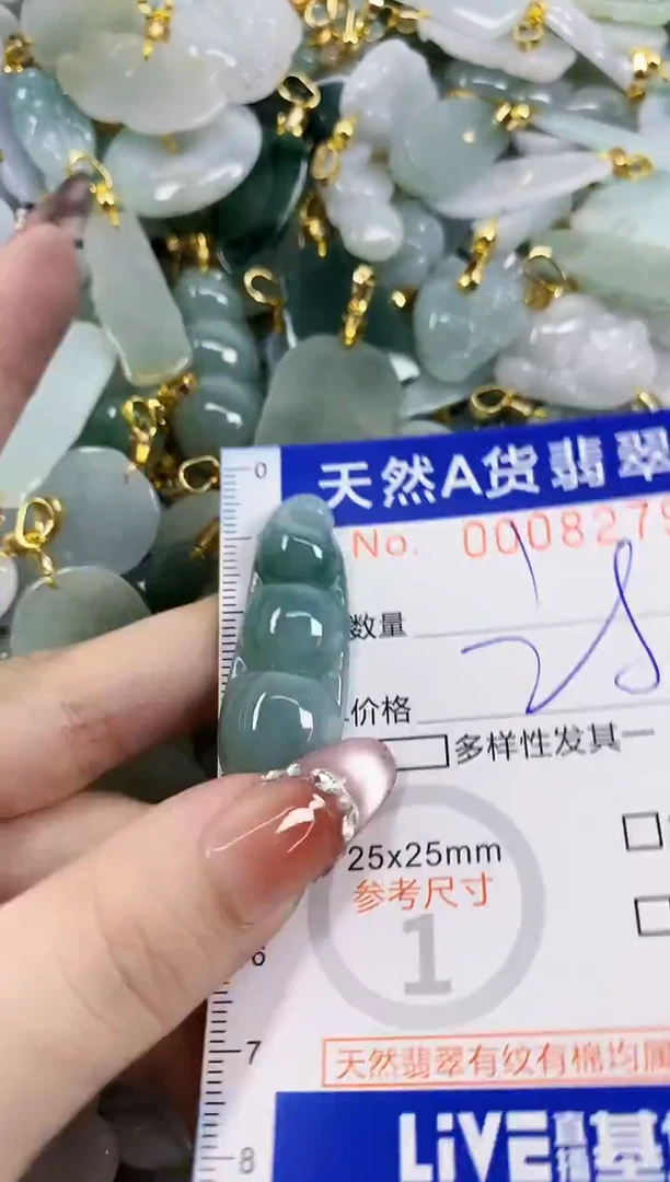 颈饰未镶嵌翡翠天然A货翡翠