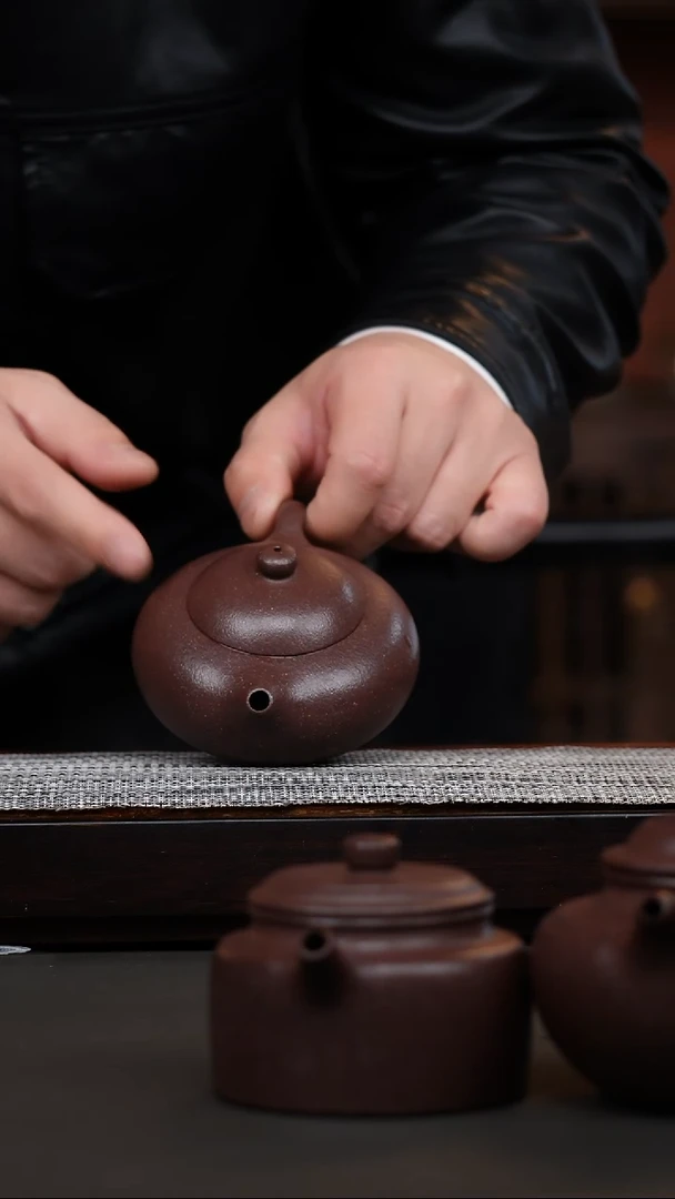 茶壶紫砂桃花泥扁西施