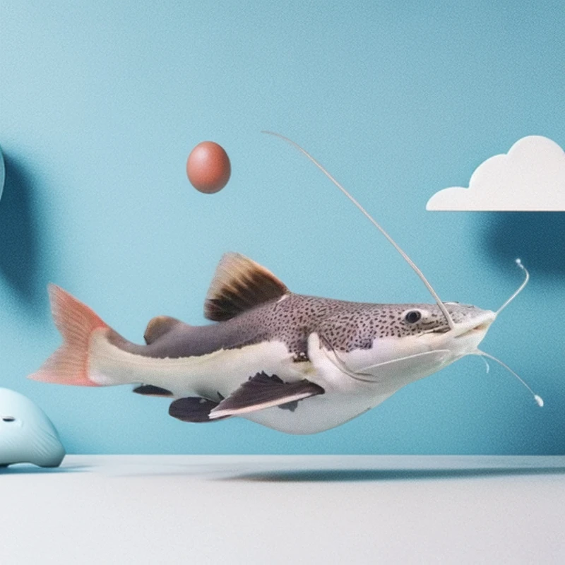 招财猫狗仔红尾鲶大型热带观赏鱼底层食肉猛鱼黄金招财猫包邮