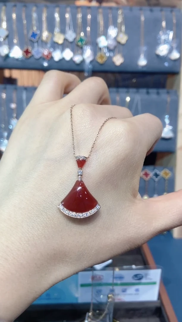 套链18K金镶嵌钻石钻石K玫