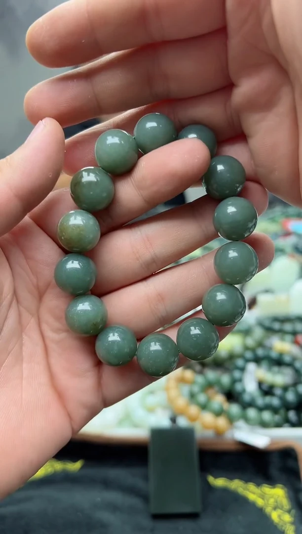手串未镶嵌和田玉16且末蓝