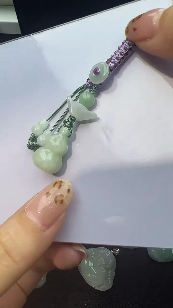 未镶嵌挂件翡翠葫芦挂件