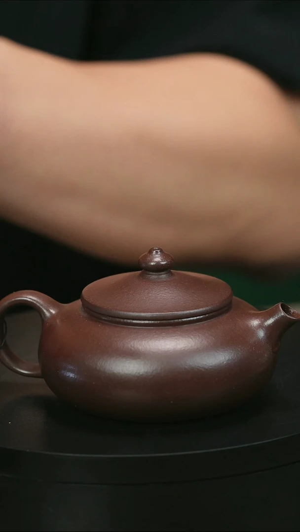 茶壶紫砂升*H1907王荣紫泥寒江