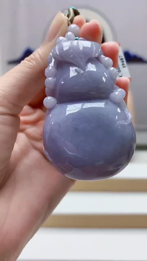 未镶嵌定制翡翠4852zm-毛货挂件24葫芦