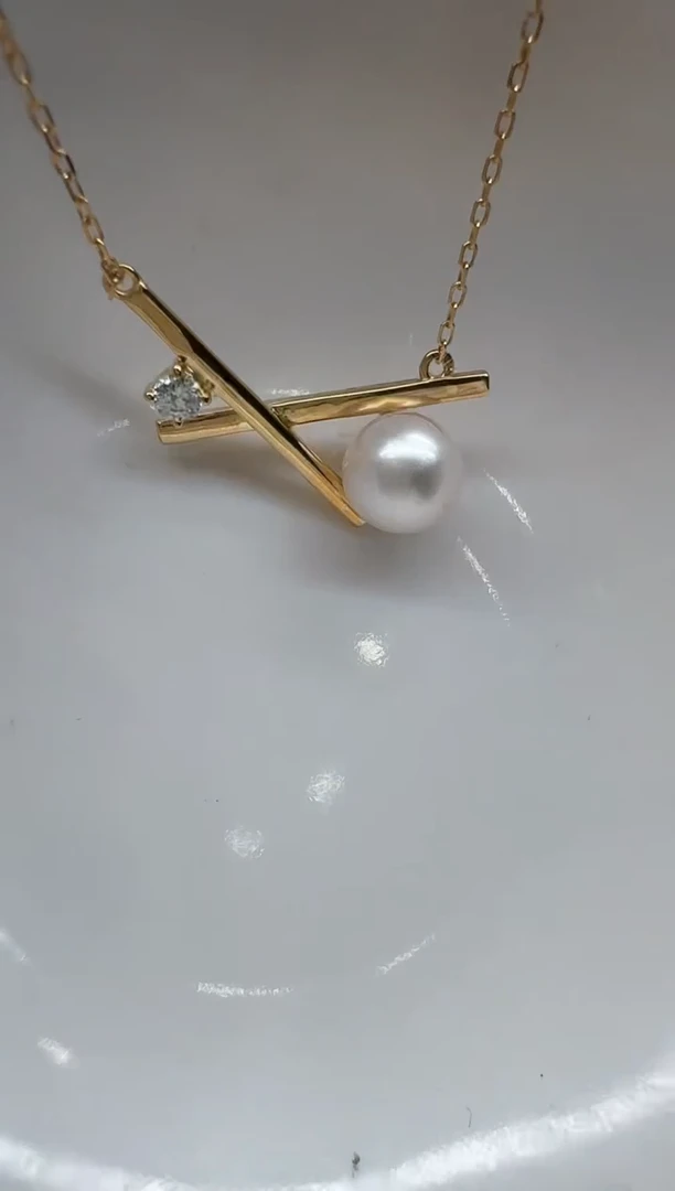 【闪购商品】海水珍珠颈饰银S925镶嵌清货