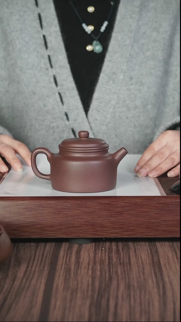 【闪购商品】紫砂茶壶ly  紫泥 德钟