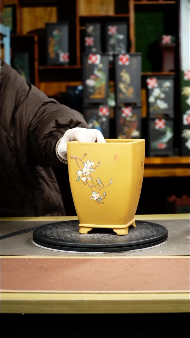 紫砂花盆紫砂花盆