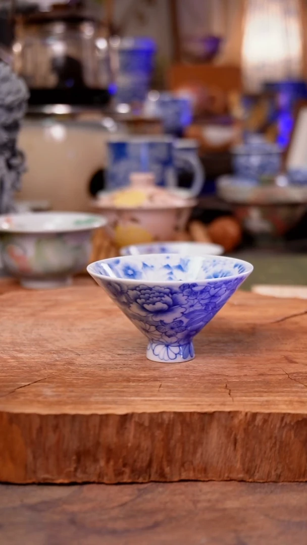 杯子陶万花手工手绘手工手绘