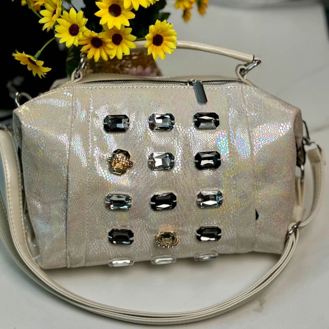 2048时尚包包女新款镶钻小方包高级感通勤单肩斜挎包女手提包