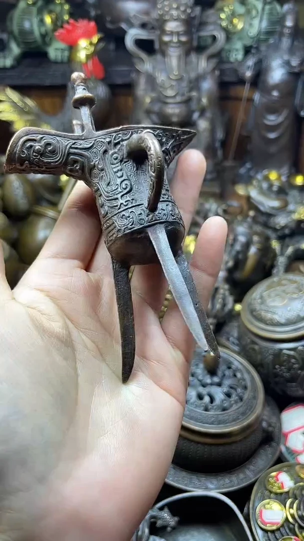 闪购链接，点击下单，有运费险，铜摆件