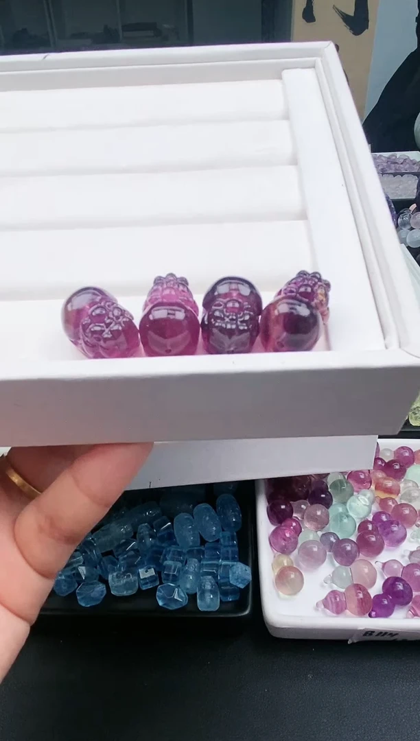 【闪购商品】萤石颈饰未镶嵌22a多样性发其一/1.16/1个