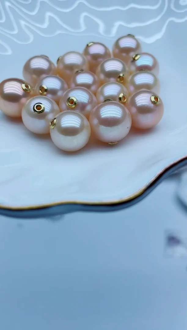 淡水珍珠银S925镶嵌吊坠(不含链)路路通多样性发其一