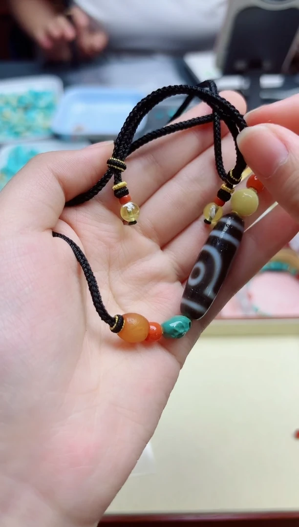 玛瑙/玉髓配饰未镶嵌玛瑙珠子吊坠*1 GW